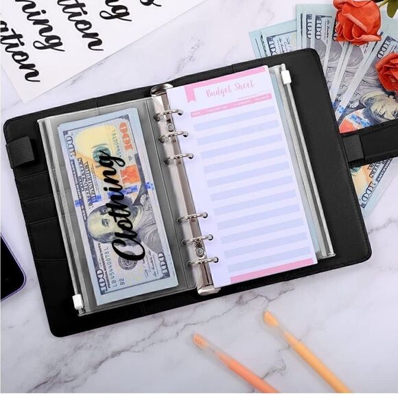 Budget Planner, Binder. Cash Stuffing Envelopes, Gift for Her. Explore Now! - Picture 4 of 9